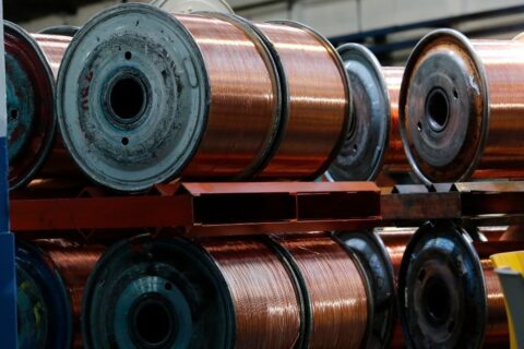 Plusmining rollos de cable de cobre